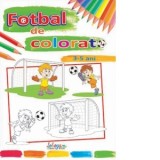 Fotbal de colorat, 3-5 ani