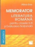 Memorator literatura romana pentru clasele 5-8 si evaluarea nationala