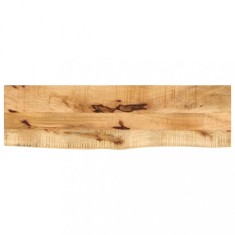 vidaXL Blat de masă margine naturală, 100x30x2,5 cm, lemn masiv mango 370336
