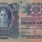 AUSTRIA 20 kronen 1913 VF+!!!