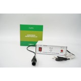 Alimentator pentru futun luminos, rezista pana la 100m, eMazing, 8 jocuri de lumini, negru, pentru instalatia de Craciun tip tub
