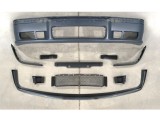 Set bara fata Bmw Seria 3, 1990-2000, grunduit, de vopsit; Tip M3; cu grile inferioare, cu ornamente, cu spoiler; gauri lampa ceata; Tuning, B-Series