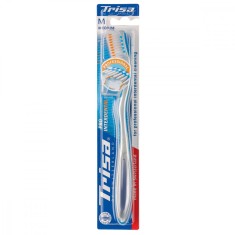 Periuta de dinti Trisa Pro Interdental Promo Medium 664332, cu capac protectie cadou, Albastru ProDesign DailyAppliances