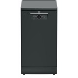 Masina de spalat vase independenta Beko BDFS26123AQ, 11 seturi, 6 programe, 45 cm, Child Lock, Hygiene Intense, Clasa E, antracit