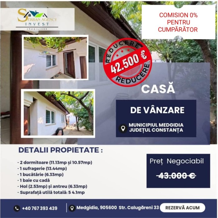 COMISION 0 DE LA CUMPARATOR! Casă &icirc;n zona Siloz