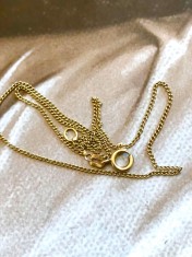 LANT AUR 14 K 30 CM 1.16 gr de COPII SAU BEBE sau picior foto