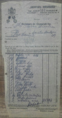 Scrisoare de comanda// Argintaria Romaneasca, Bucuresti 1935 foto