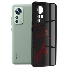 Husa pentru Xiaomi 12 / 12X - Techsuit Glaze Series - Red Nebula foto
