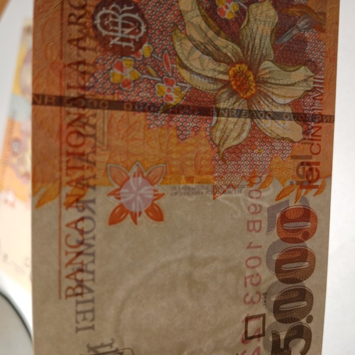 Di 19 Bancnota 5 000 lei 1998 UNC FIlifgram mare