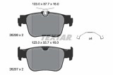 TEXTAR 2620601 set placute frana,frana disc