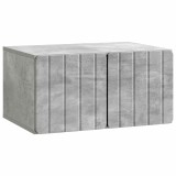 vidaXL Oglindă TV montată pe perete Gri Beton 59,5 x 41 x 30 cm 898338