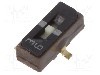 Intrerupator glisant, 3 pozitii, SPDT, ON-OFF-ON, Nidec Copal Electronics - CJS-1201B