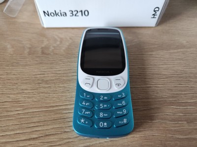 Telefon Mobil Nokia 3210 TA-1618 , Dual SIM, Albastru, Nou foto