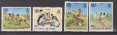 ANUL INTERNATIONAL AL TINERETULUI 1985 CAYMAN ISLANDS MI.553-556 MNH