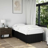 Cumpara ieftin Cadru de pat fără saltea țesătură neagră 80x200 cm
