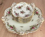 Set - desert / fructe - Rosenthal - Moliere - Moss Rose / Ramona - 6 persoane - 1984