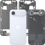 Capac Baterie Apple iPhone 17 Air, Cu Carcasa Mijloc, Full Parts, Albastru (Sky Blue), Swap Premium