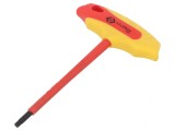 Șurubelniță Izolată C.K HEX 3.5mm, 100mm, 1kVAC, VDE, Profesională