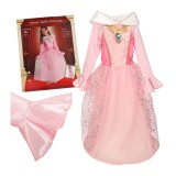 Costum carnaval printesa pentru copii, marime 110/120 cm ( 4 - 6 ani)