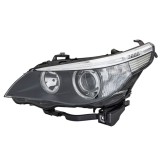 Far BMW Seria 5 E60/E61 06.2003-12.2004, partea Stanga, electric, bi-xenon, tip bec D2S+H7, fara balast, fara becuri, cu motoras, Depo