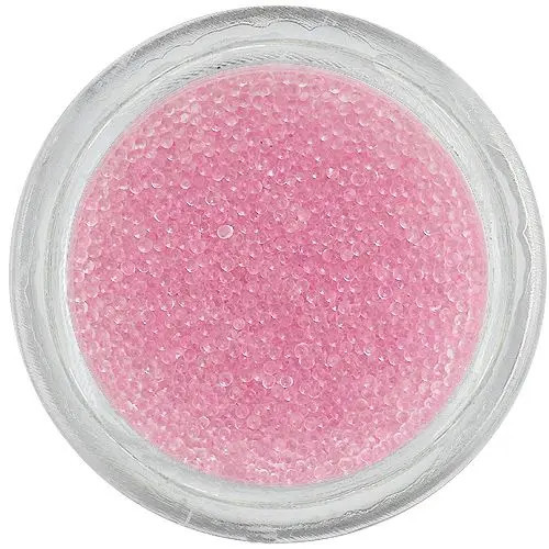 Perle decorative - roz pastel, 0,5mm