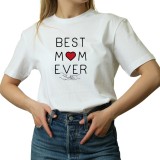 Tricou dama, Cea mai buna Mama, alb, marimea S