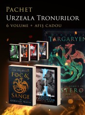 Pachet Urzeala Tronurilor 1-5 + Foc și s&acirc;nge (cu AFIȘ) - George R.R. Martin