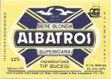 NI415 Etichetă bere blondă superioară nepasteurizată tip Bucegi, Albatros, Bere Galați