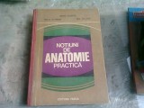 NOTIUNI DE ANATOMIE PRACTICA-NICOLAE DIACONESCU , NICOLAE ROTTENBERG , VIRGIL NICULESCU 1979