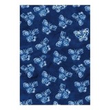 Cumpara ieftin Shibori Indigo Butterflies Paperback Journal: Dott(...)