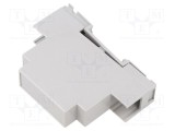 Carcasă pentru şină DIN HAMMOND Y: 90mm X: 18mm Z: 58mm PPO gri deschis