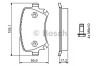 Set placute frana,frana disc AUDI TT Roadster (8J9) (2007 - 2014) BOSCH 0 986 494 062