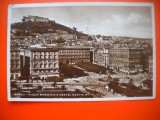 HOPCT 8509 PIATA MUNICIPALA SI CASTELUL SANT ELMO-NAPOLI IN 1955 ITALIA-EUROPA-STAMPILOGRAFIE FRUMOASA-CIRCULATA