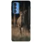 Husa compatibila cu Motorola G20 model Curious deer, Silicon, TPU, Viceversa