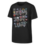 NHL produse tricou de copii All Teams Ss black - Dětsk&eacute; S (6 - 8 let)