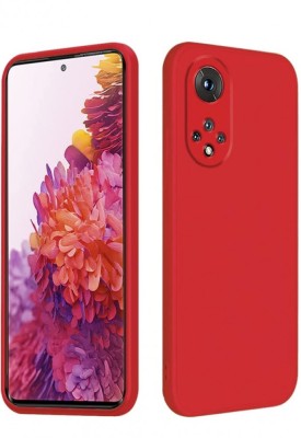 Husa silicon antisoc cu microfibra in interior Huawei Nova 9 Rosu foto