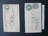 INDIA-clasic--2 plicuri circulate--stampilate-2, Stampilat