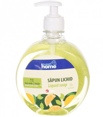 Sapun lichid Sweet Home 500ml (Ceai verde &amp;amp; Lamaie) foto