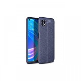 Husa Oppo A72 5G Lemontti Litchi Navy Blue