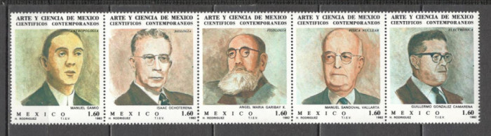 Mexic.1982 Arta si stiinta:cercetatori-streif PM.20