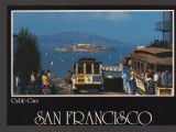CPIB 25240 CARTE POSTALA - SAN FRANCISCO. TELECABINA CARE TRECE PE STR HYDE, IN DEPARTARE ALCATRAZ, NECIRCULATA