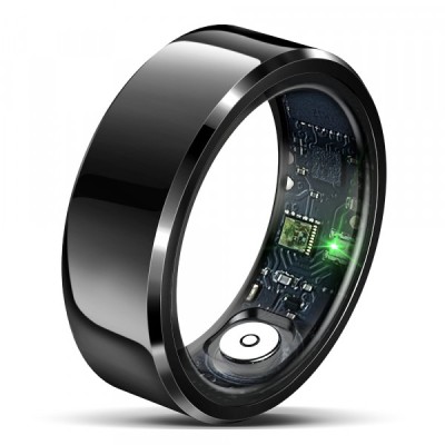 Smart Ring Techsuit R6, Marime 8, Negru foto