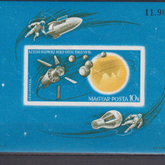 UNGARIA 1965 COSMOS MI: BL. 52B MNH
