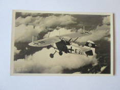 Carte postala/fotografie originala avion german:Unsere Luftwaffe/forta aeriana foto