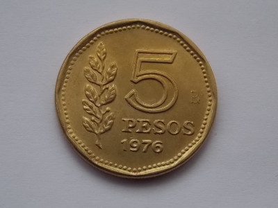 5 pesos 1976 ARGENTINA foto