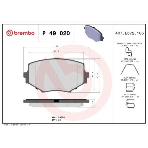Placute frana Mazda Mx-5 I (Na) 09.89-04.98, Mx-5 2 (Nb) 01.98-10.05, Fata, BREMBO