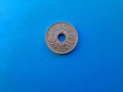 10 Centimes 1936 Franta foto