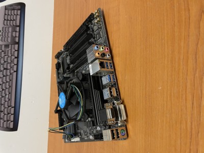 Kit placa baza Gigabyte ga-b250m-d3h cu cpu I5 7400, garantie foto
