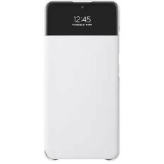HUSA Smartphone Samsung, pt Galaxy A32, tip smart book cover cu buzunar, TPU, Smart View Wallet, alb, &quot;EF-EA325PWEGEE&quot;
