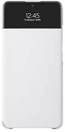 HUSA Smartphone Samsung, pt Galaxy A32, tip smart book cover cu buzunar, TPU, Smart View Wallet, alb, &quot;EF-EA325PWEGEE&quot;